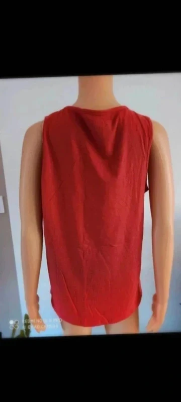 Arkitect women's red Desert Snow print tank top size L - Sleeveless top – photo 4
